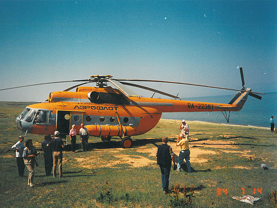 Hubschrauber Hubrschrauber am Baikalsee