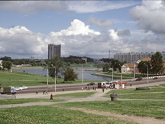 river in the city