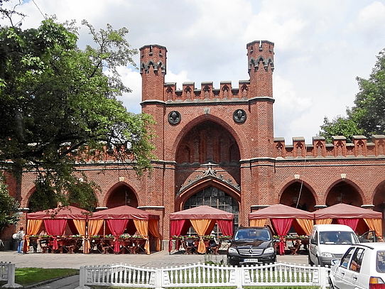 Brick gothic gate