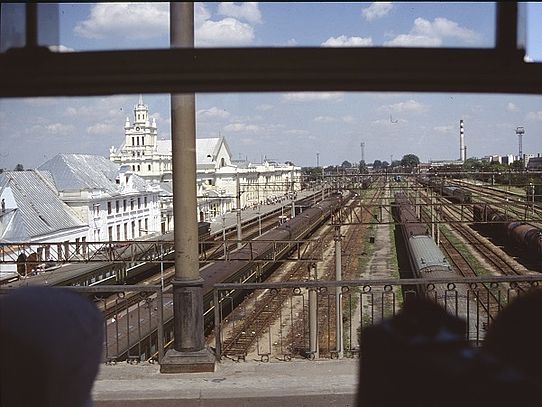 Brest Station railway tracks
