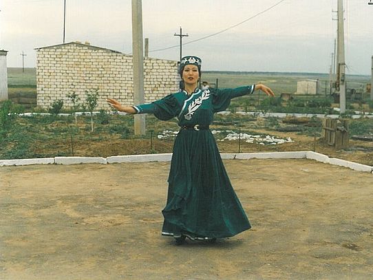 Dancer in Uzbekistan