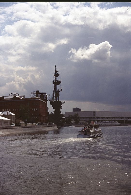 Monument at river