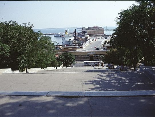 View towards port