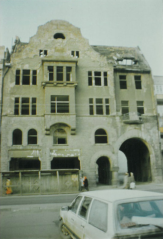 Ruin of a historic house