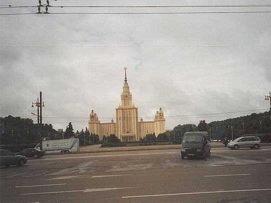 Universität Moskau Imposantes Gebäude