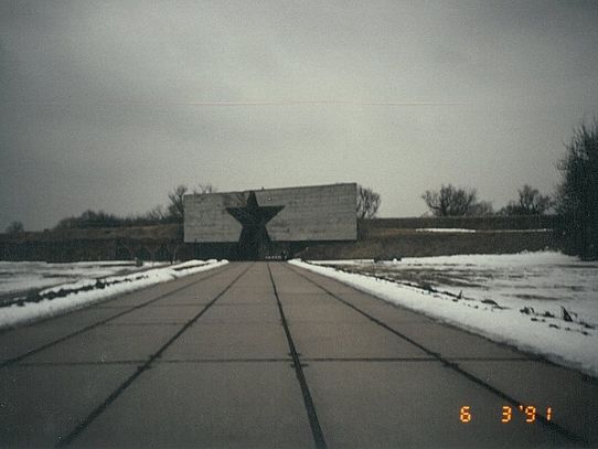 Monument in winter