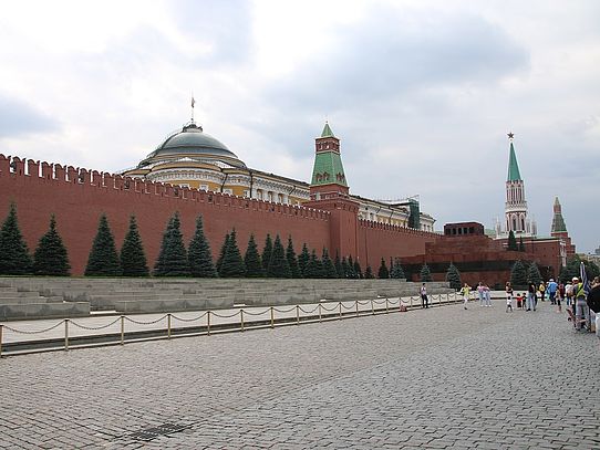 Red Square - brick wall 
