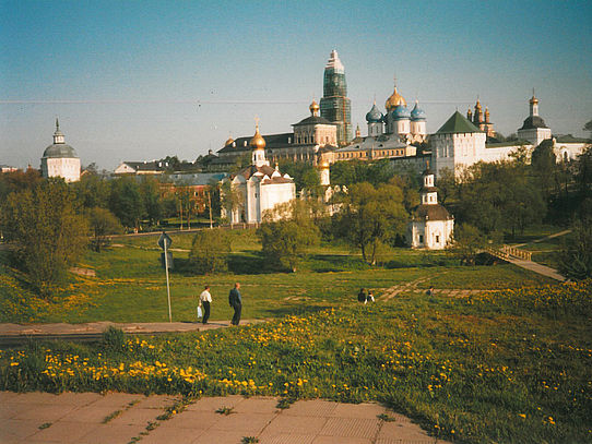 Sergiev Posad in 1990ern Dreifaltigkeitskloster ca. 1996