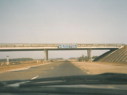 Motorway in Belarus