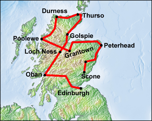 Route 32 - Scottish Highlands - Mir Tours & Services GmbH
